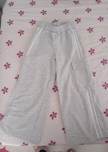 Defacto Gri Bol Kesim Kız Çocuk Eşofman Altı - Görsel 2