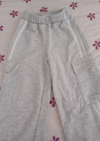 Defacto Gri Bol Kesim Kız Çocuk Eşofman Altı - Görsel 5