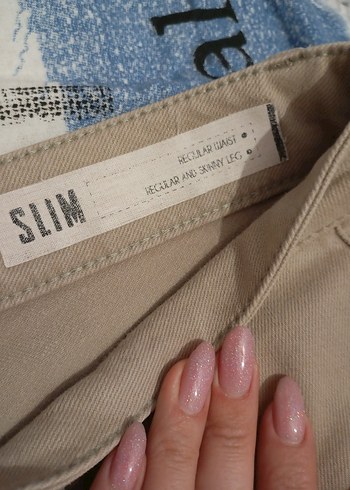 Bej Erkek Kanvas Pantolon - Görsel 2