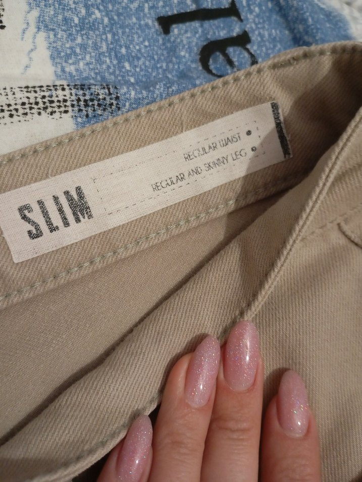 Bej Erkek Kanvas Pantolon - Görsel 2