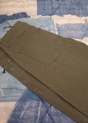 LCW Haki Renk Erkek Kanvas Pantolon - Görsel 3