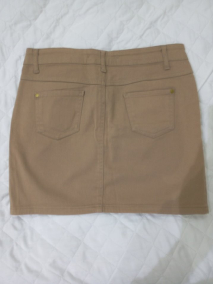 Bej Mini Etek Kadın - Görsel 2