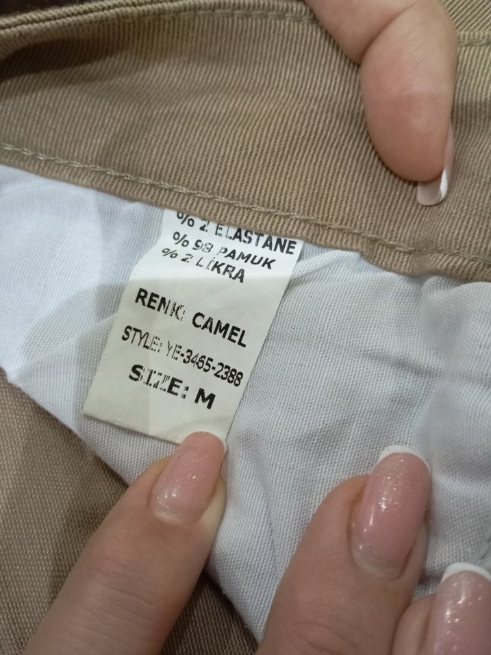 Bej Mini Etek Kadın - Görsel 3