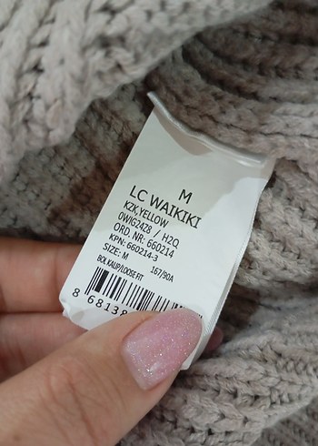 Bej Örgü Kadın Kazak - Görsel 3