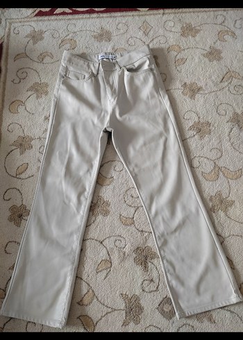 Bej Regular Fit Midi Kadın Jean - Görsel 2