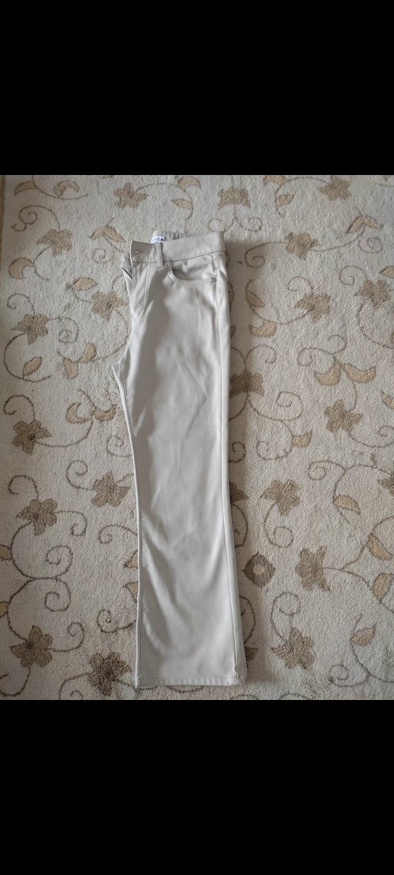 Bej Regular Fit Midi Kadın Jean - Görsel 3