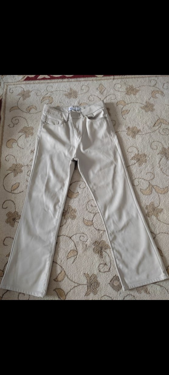 Bej Regular Fit Midi Kadın Jean - Görsel 2