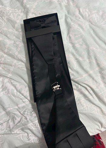 Pierre Cardin Siyah damat papyon ve kemer - Görsel 3