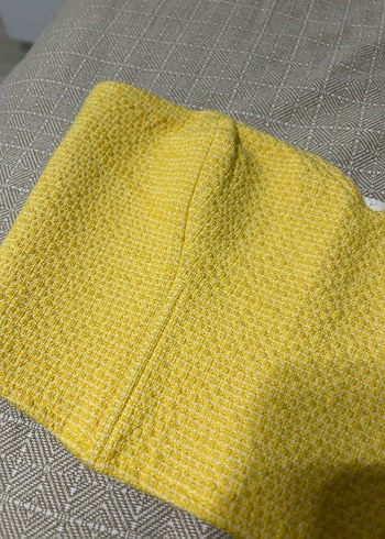 Sarı Örme Straplez Mini Bustiyer - Görsel 2