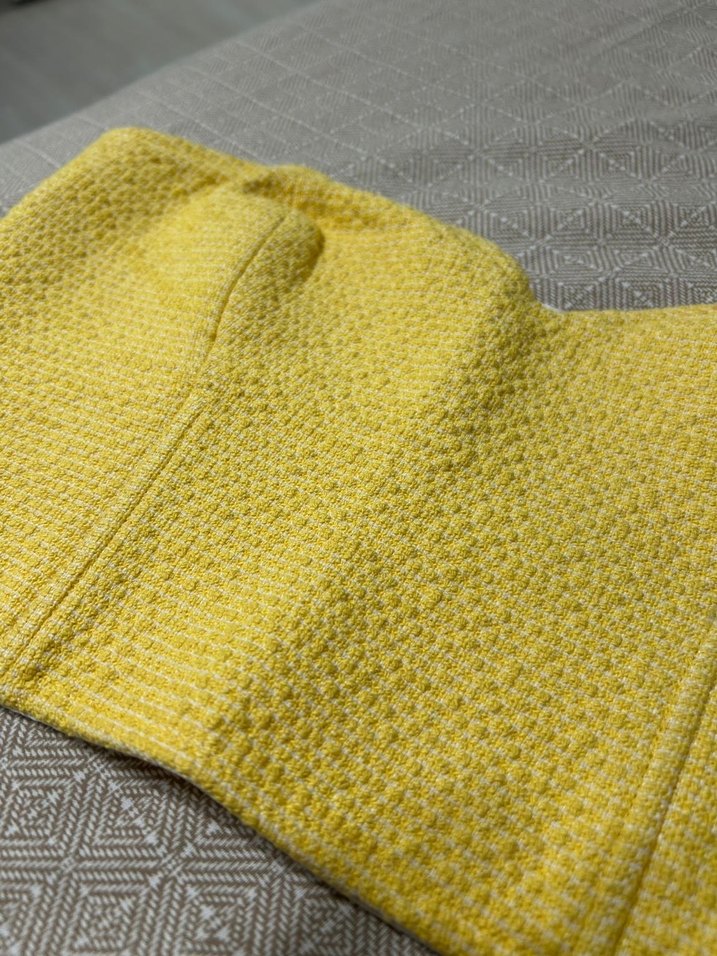 Sarı Örme Straplez Mini Bustiyer - Görsel 3