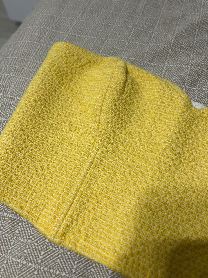 Sarı Örme Straplez Mini Bustiyer - Görsel 2