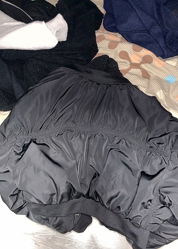 BERSHKA CROP BOMBER CEKET - Görsel 5