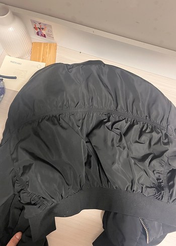 BERSHKA CROP BOMBER CEKET - Görsel 7