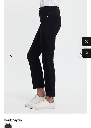 ltb siyah crop flare jean - Görsel 3