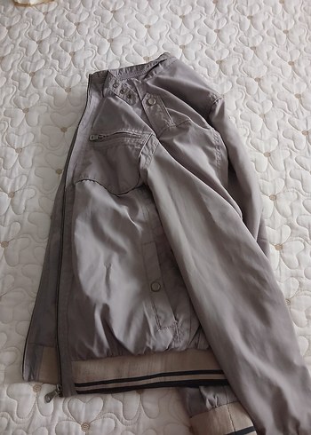 Bej Düğmeli Erkek Street Wear Ceket - Görsel 2