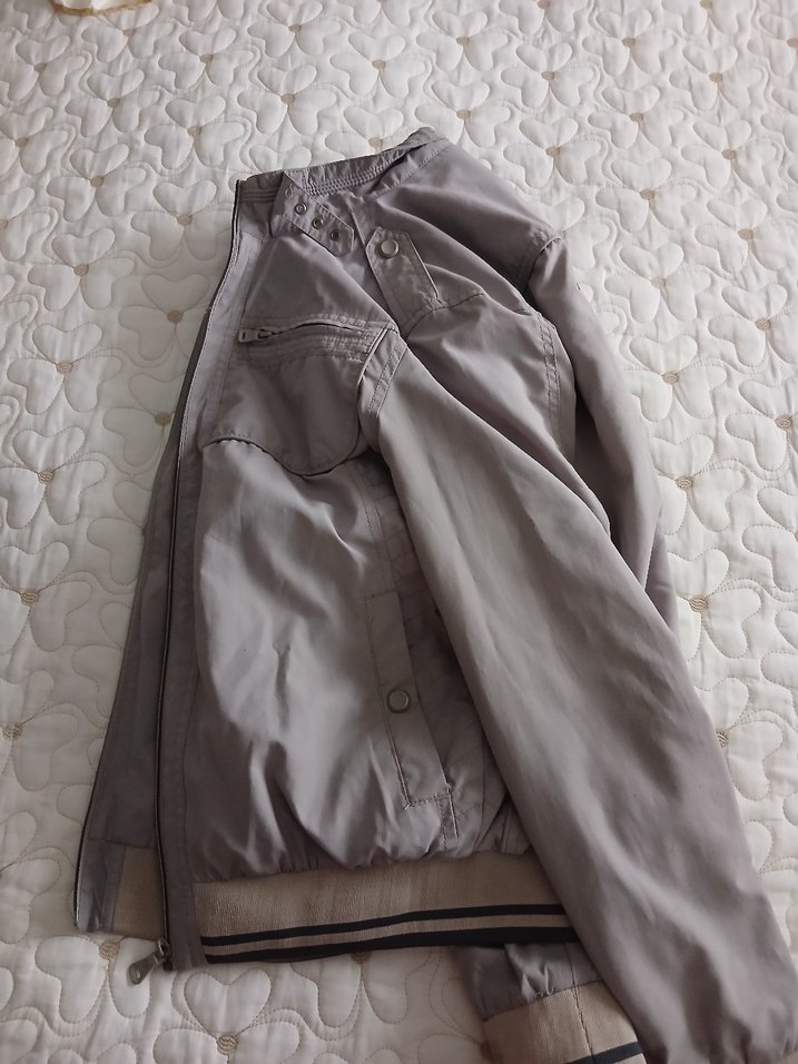 Bej Düğmeli Erkek Street Wear Ceket - Görsel 2