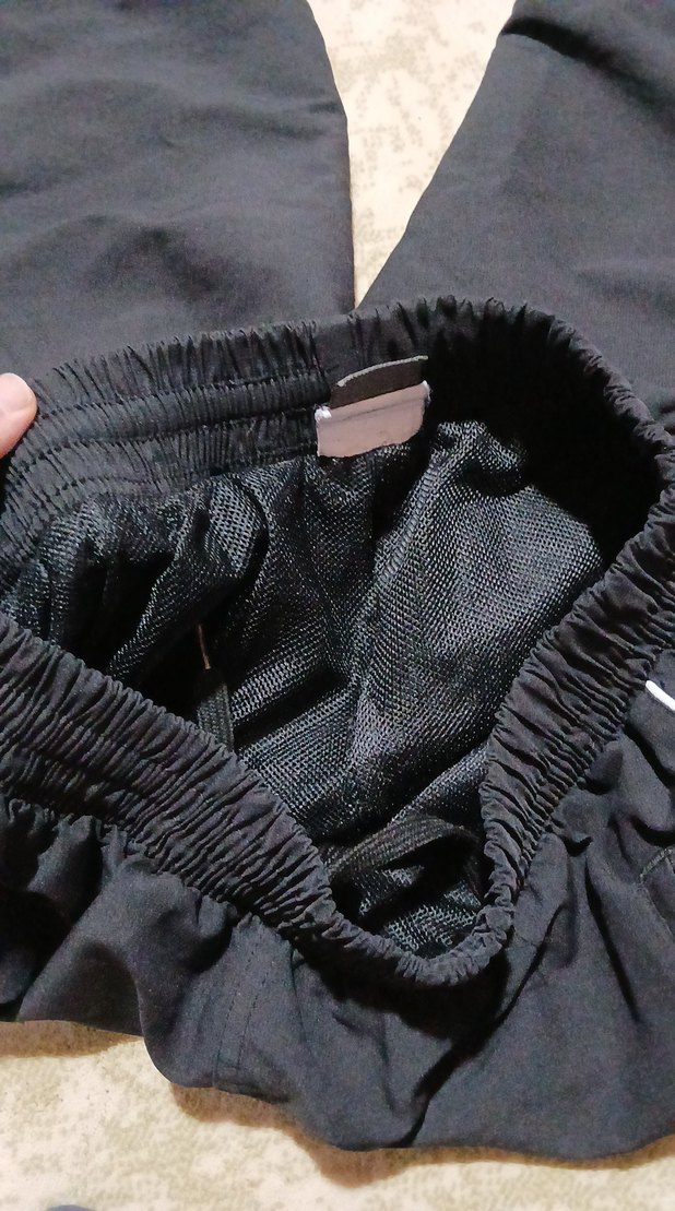 Erkek Siyah Bol Kesim Fermuarlı Şort - Görsel 2