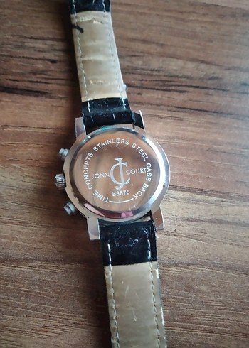 Klasik Siyah Kadın Biker Kol Saati - Görsel 4