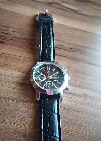 Klasik Siyah Kadın Biker Kol Saati - Görsel 2