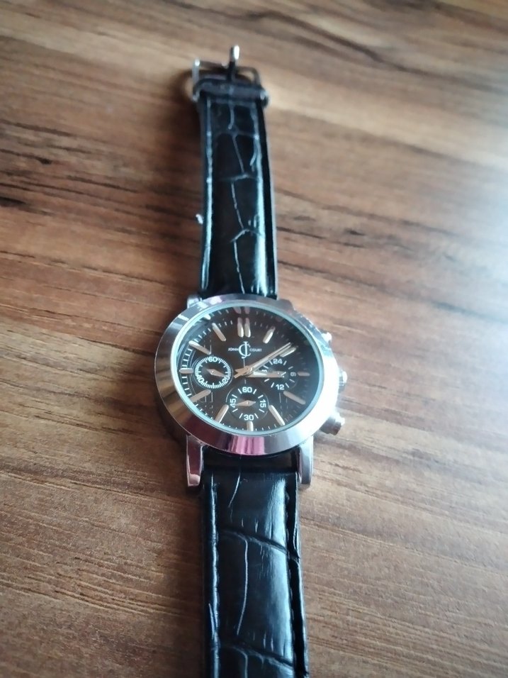 Klasik Siyah Kadın  Biker Kol Saati - Görsel 2