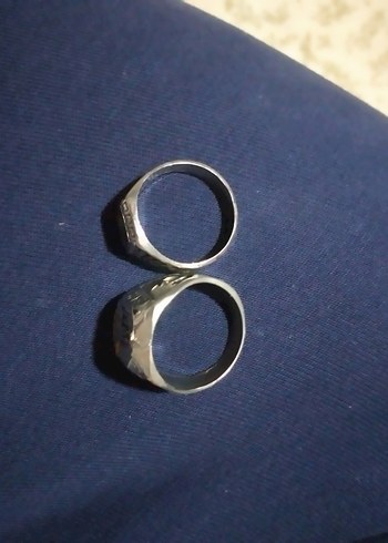 Erkek Vintage Gri Yüzükler - Görsel 2