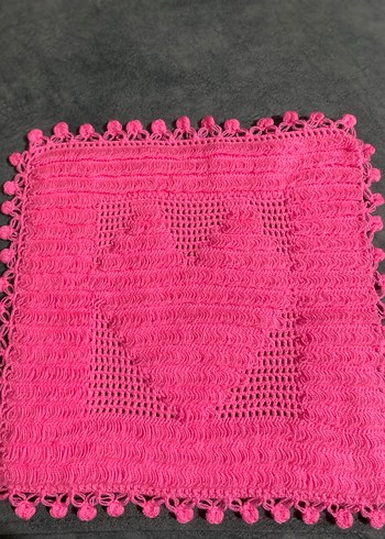 Pembe Örgü Banyo Süngeri - Görsel 2