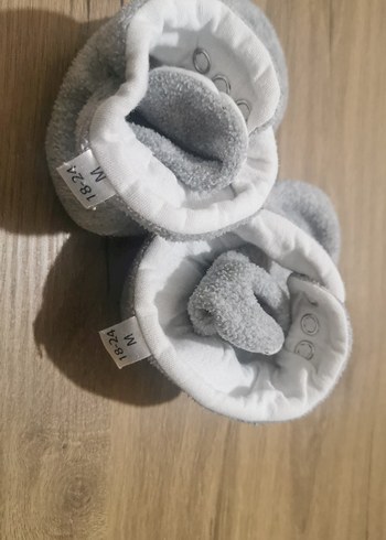Gri bebek Ev ayakkabısı - Görsel 2