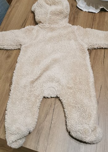 Bej Bebek Peluş Tulum - Görsel 4