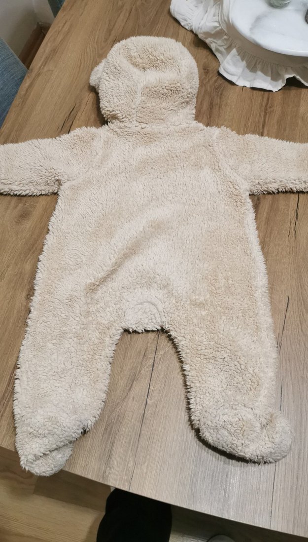 Bej Bebek Peluş Tulum - Görsel 4