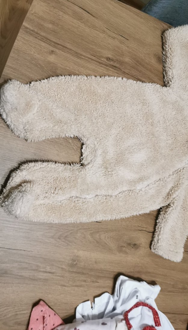 Bej Bebek Peluş Tulum - Görsel 3