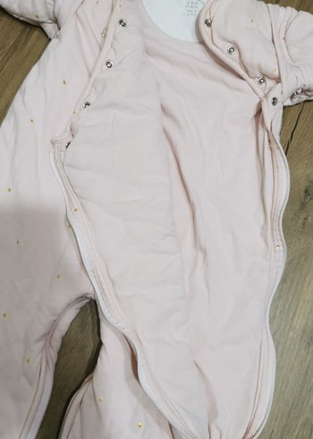 Bebek Kız Beyaz Fermuarlı uyku tulumu - Görsel 5
