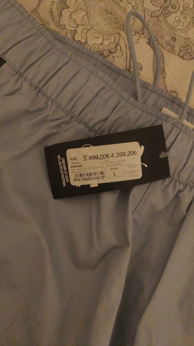 Puma Gri Rahat Kesim Outdoor Eşofman Altı - Görsel 3