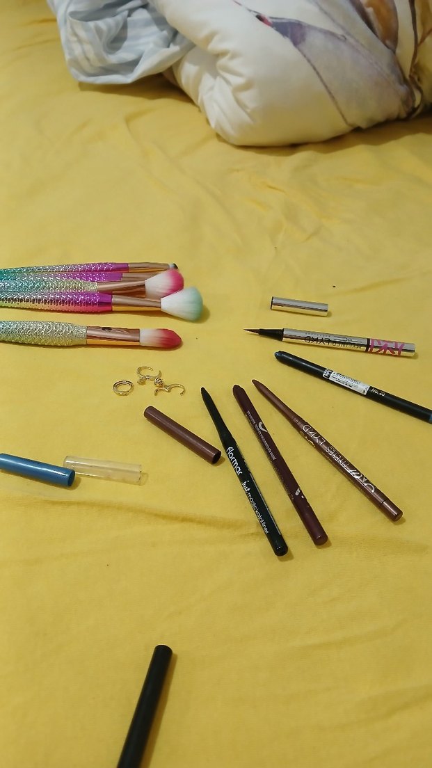 Renkli Denizkızı Makyaj Fırçaları Seti - Görsel 2