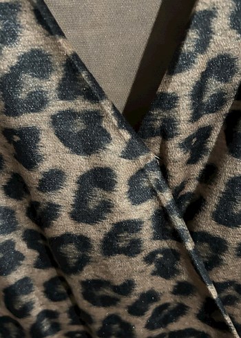 Leopar Desenli Elbise - Görsel 2