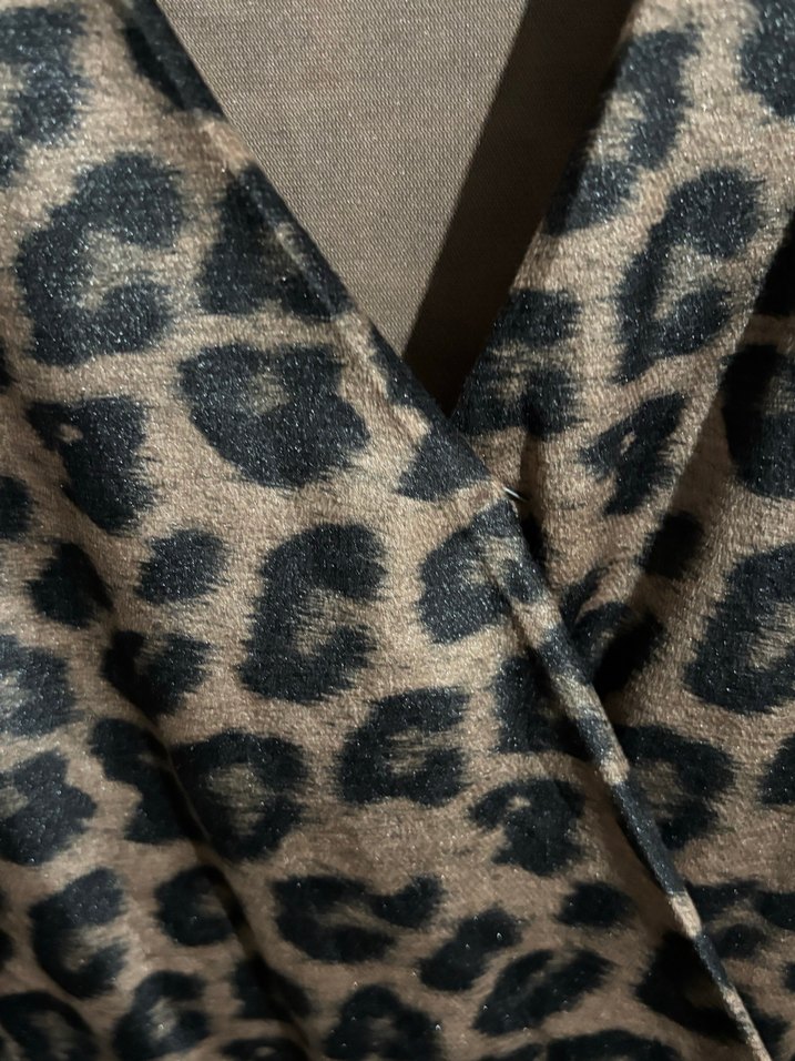 Leopar Desenli Elbise - Görsel 2