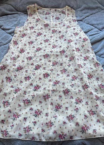 Vintage Tül Bluz - Görsel 3