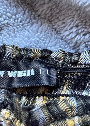 Vintage Ekose Crop Bluz - Görsel 4