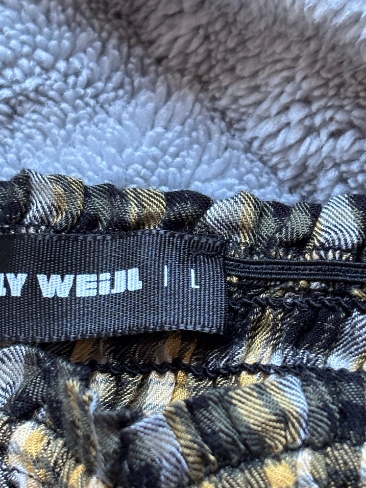 Vintage Ekose Crop Bluz - Görsel 4