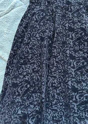 Vintage Desenli Elbise - Görsel 3