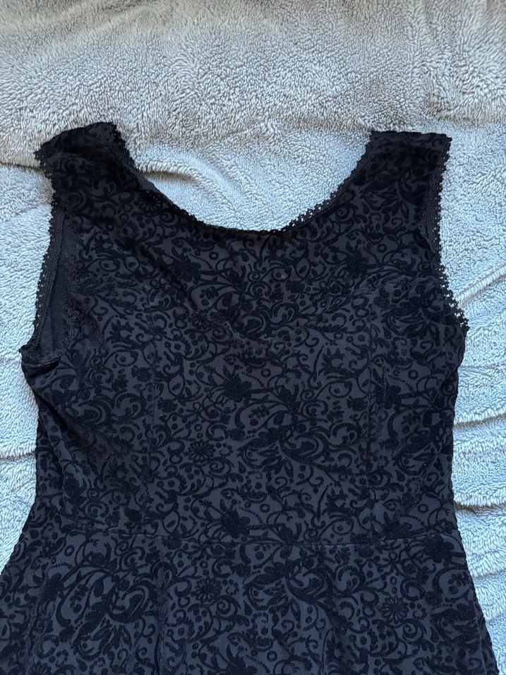 Vintage Desenli Elbise - Görsel 2