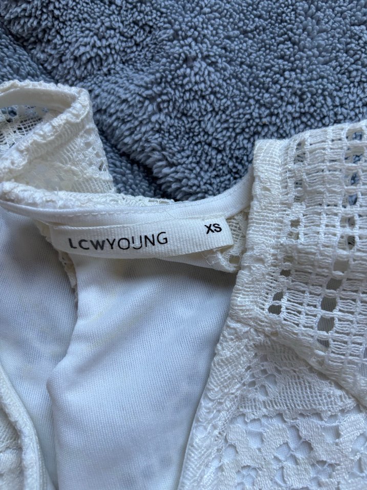 Vintage Dantelli Elbise - Görsel 3