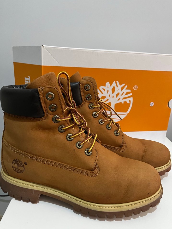 Erkek orjinal sari timberland bot - Görsel 5