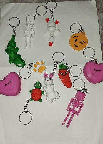 karışık anahtarlik (3tane) - Görsel 2