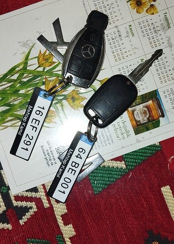 adla beraber plaka anahtarlik - Görsel 2