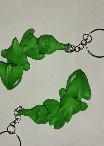 Yeşil Renkli Anahtarlik ejderha - Görsel 4