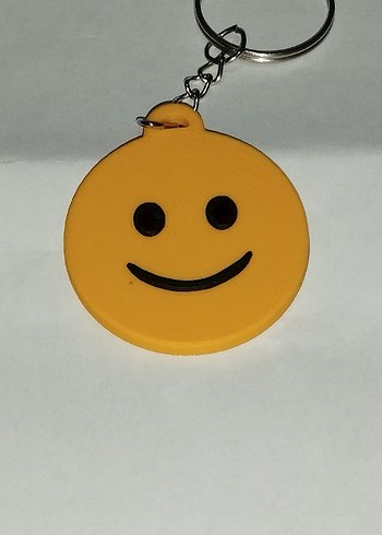 Sarı Gülümseyen Yüz Anahtarlık - Görsel 2