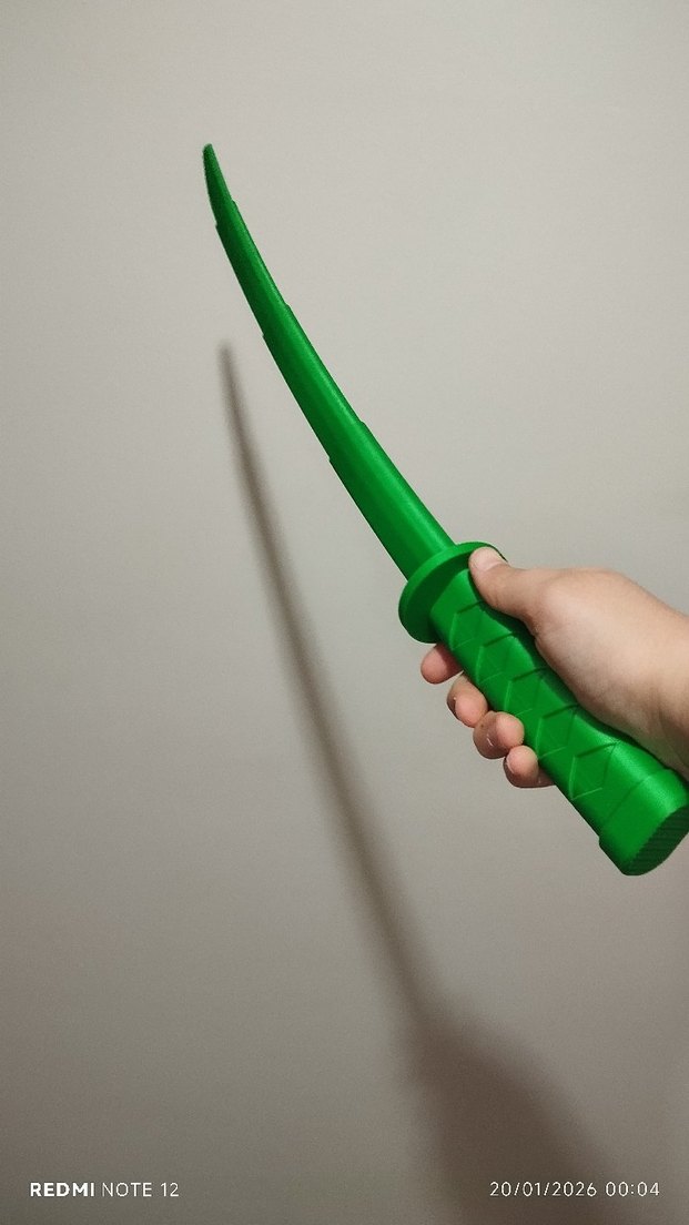 Yeşil Renkli katana - Görsel 2