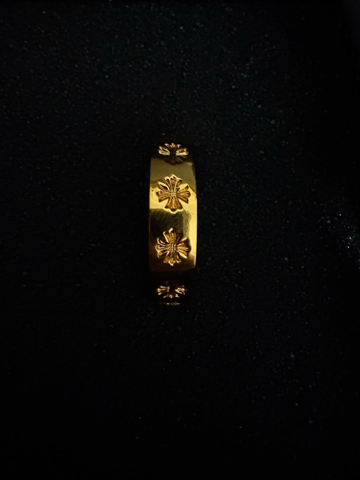 chrome hearts altin yuzuk - Görsel 2