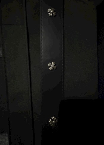 chrome hearts siyah demir kemer - Görsel 3