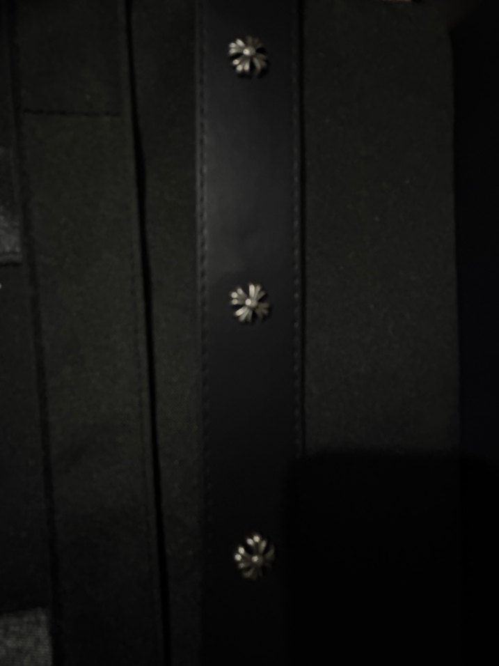 chrome hearts siyah demir kemer - Görsel 3